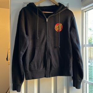 Santa Cruz zip up hoodie